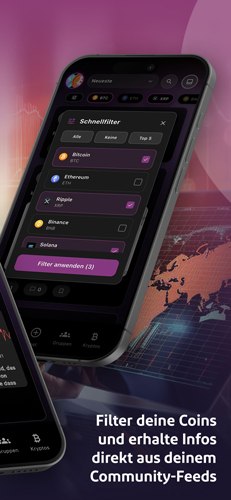 NOVUM Tech - CryptoChat - Favoriten & Watchlist